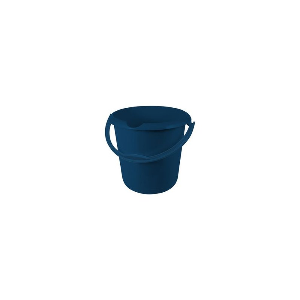 keeeper Seau "mika eco", rond, 10 litres, bleu