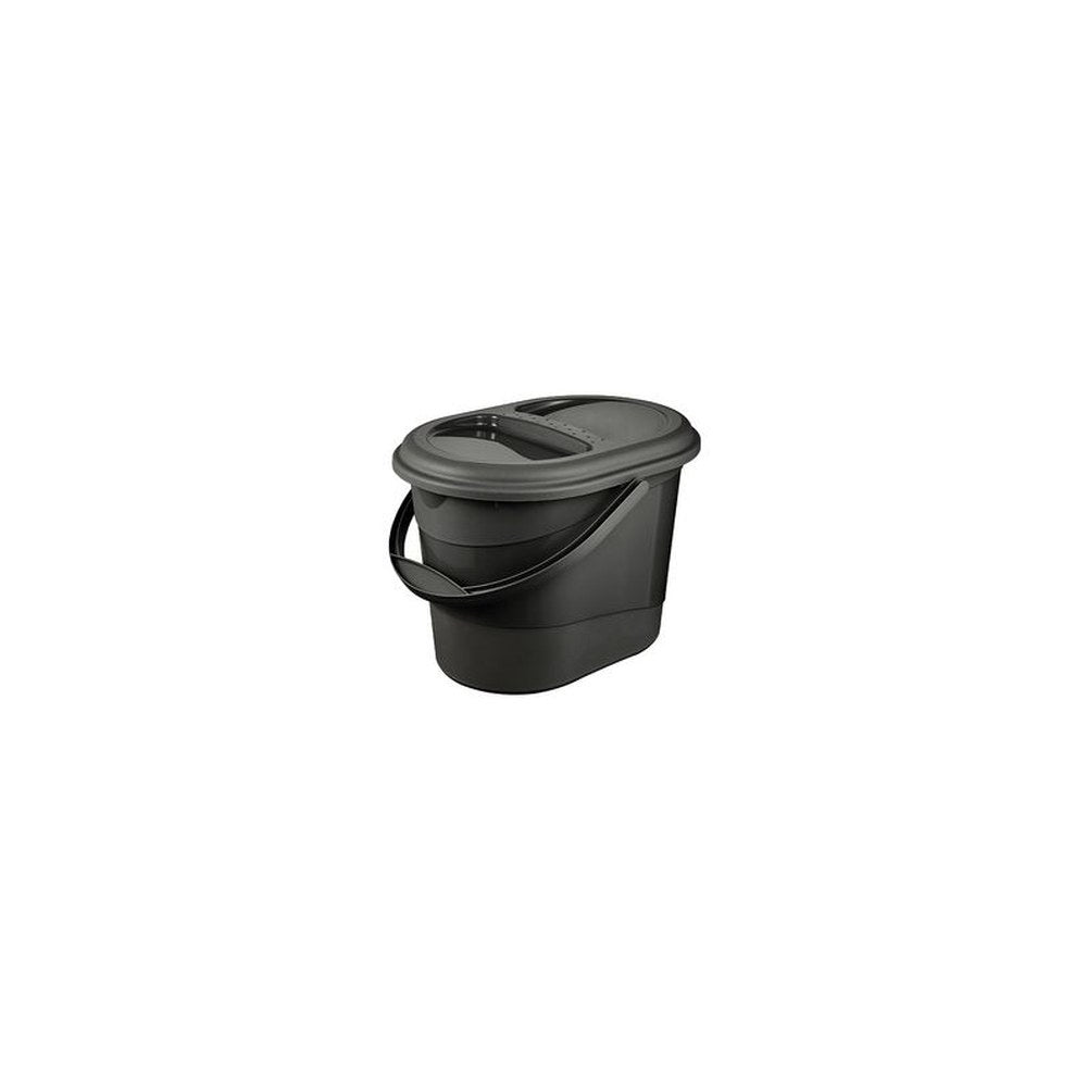 keeeper Seau à déchets bio elsa, 13 litres, graphite