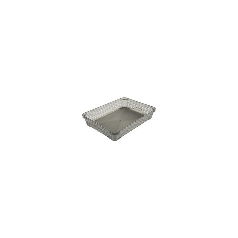 keeeper Corbeille de rangement "mirko", A4, crystal-grey
