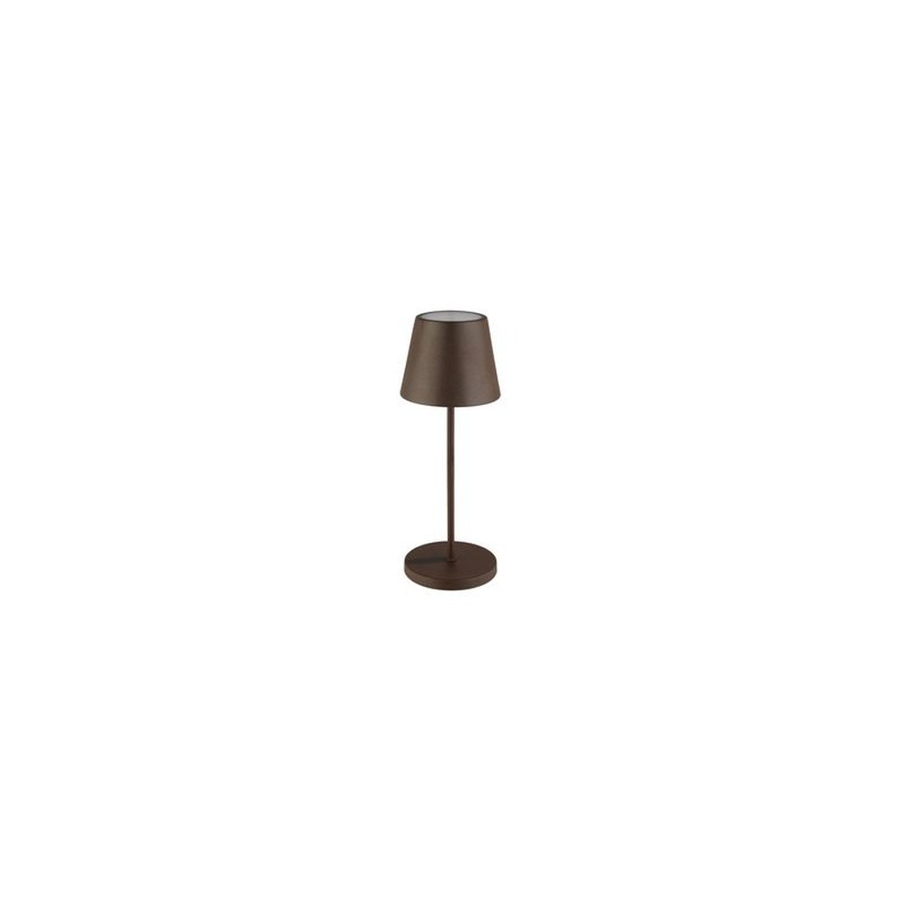 APS Lampe de bureau rechargeable à LED MERLE, rouille