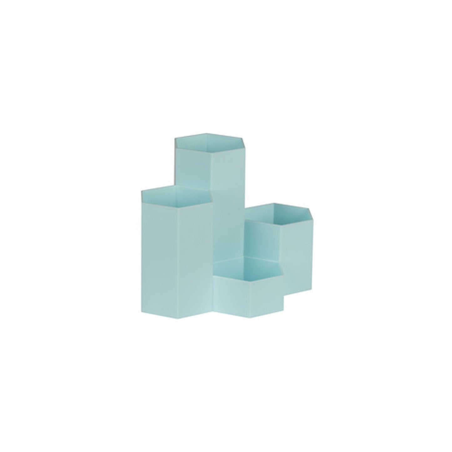 WEDO Multipot HONEYCOMB, 4 compartiments, PP, turquoise