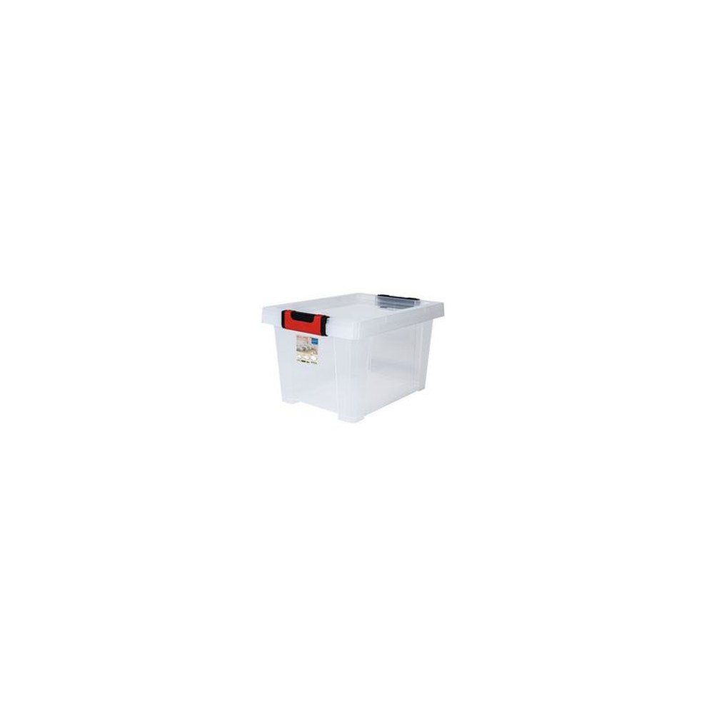 EDA Boîte de rangement CLiPSTOCK, 15 litres, PP, transparent