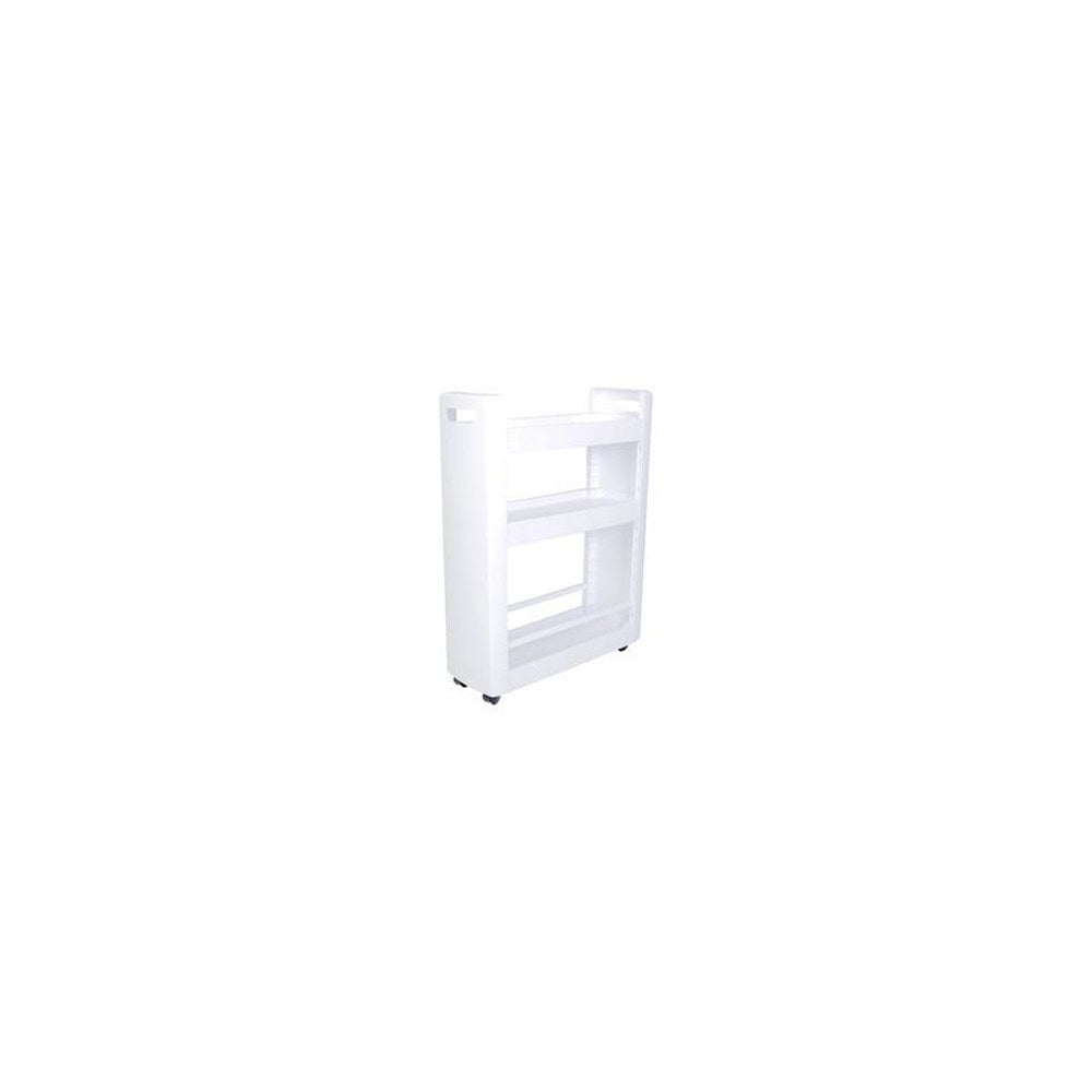 EDA Desserte mobile MOBILO, 3 tablettes, PP, blanc