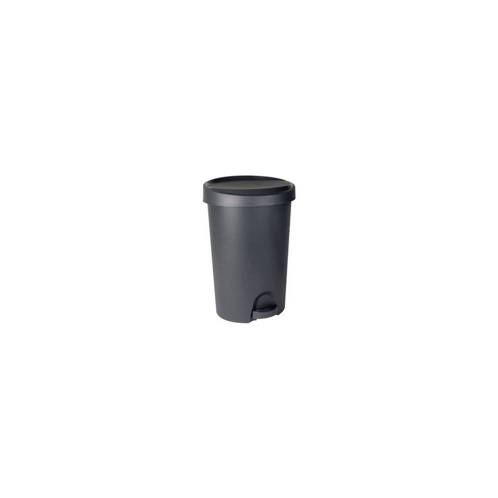 EDA Poubelle à pédale Stepy, 27 litres, PP, anthracite