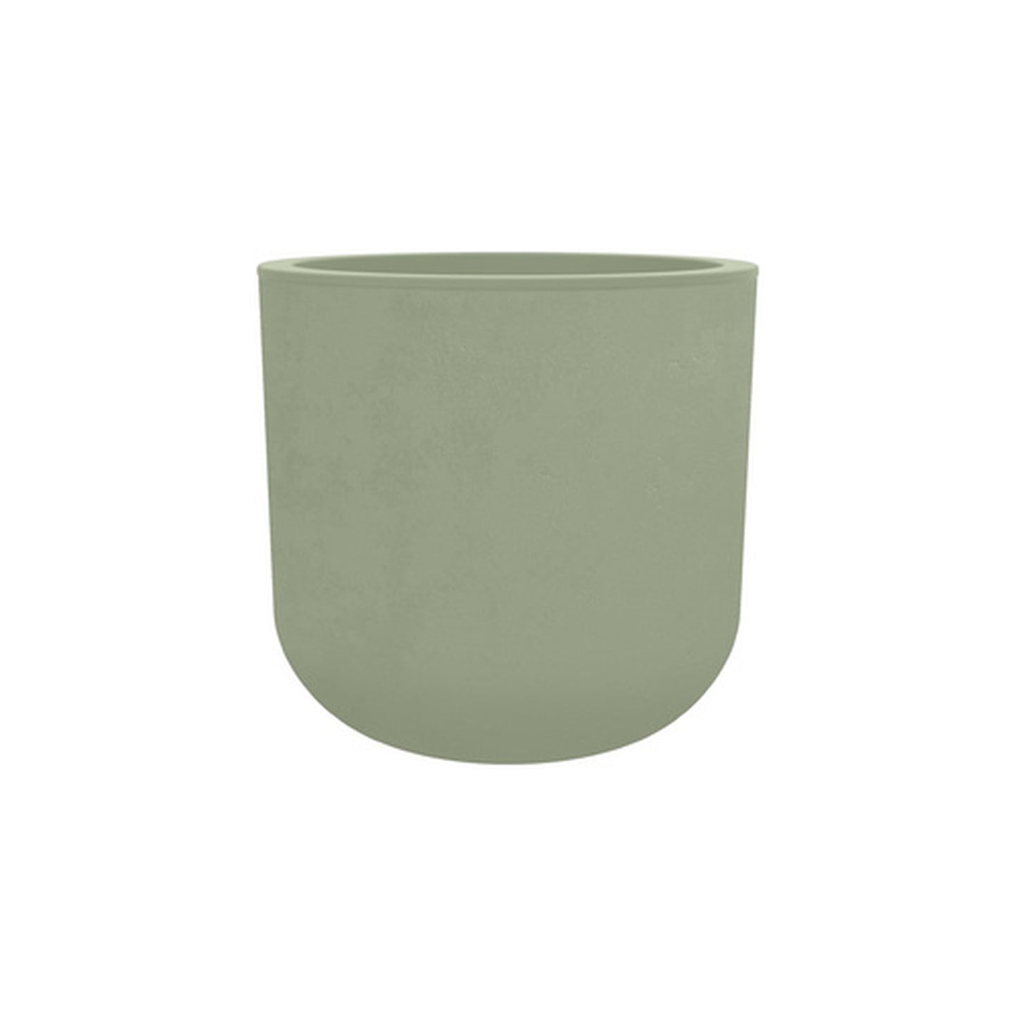 poétic Bac à plantes BASALT UP, rond, 385 mm, vert amande