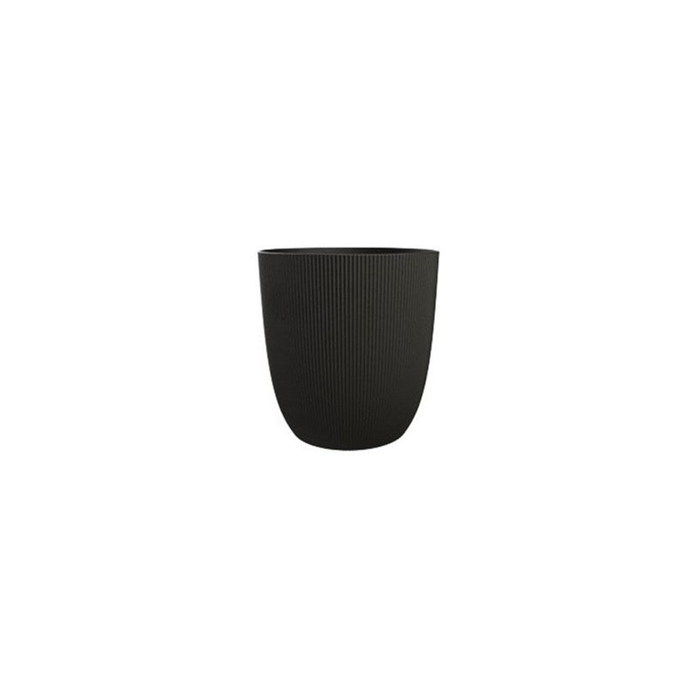 EDA Cache-pot IRIS, diamètre: 125 mm, noir