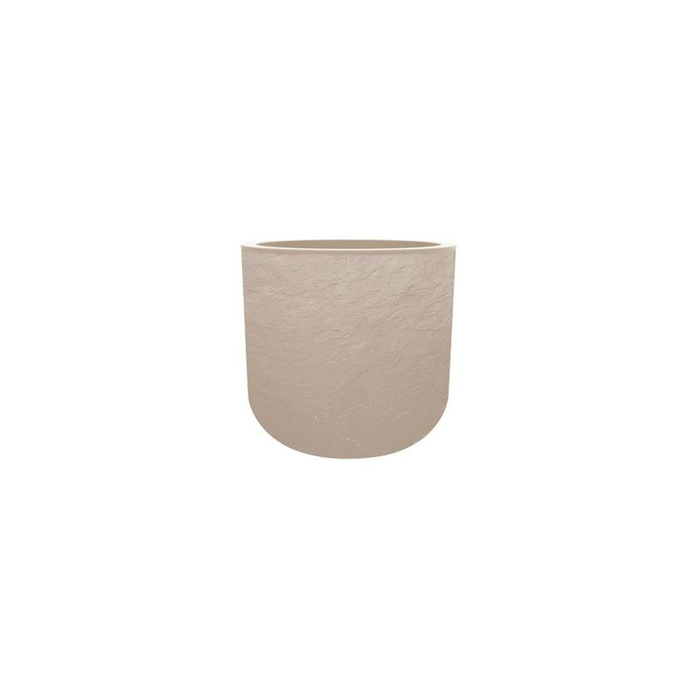 EDA Bac à plantes VOLCANIA UP, rond, 485 mm, beige
