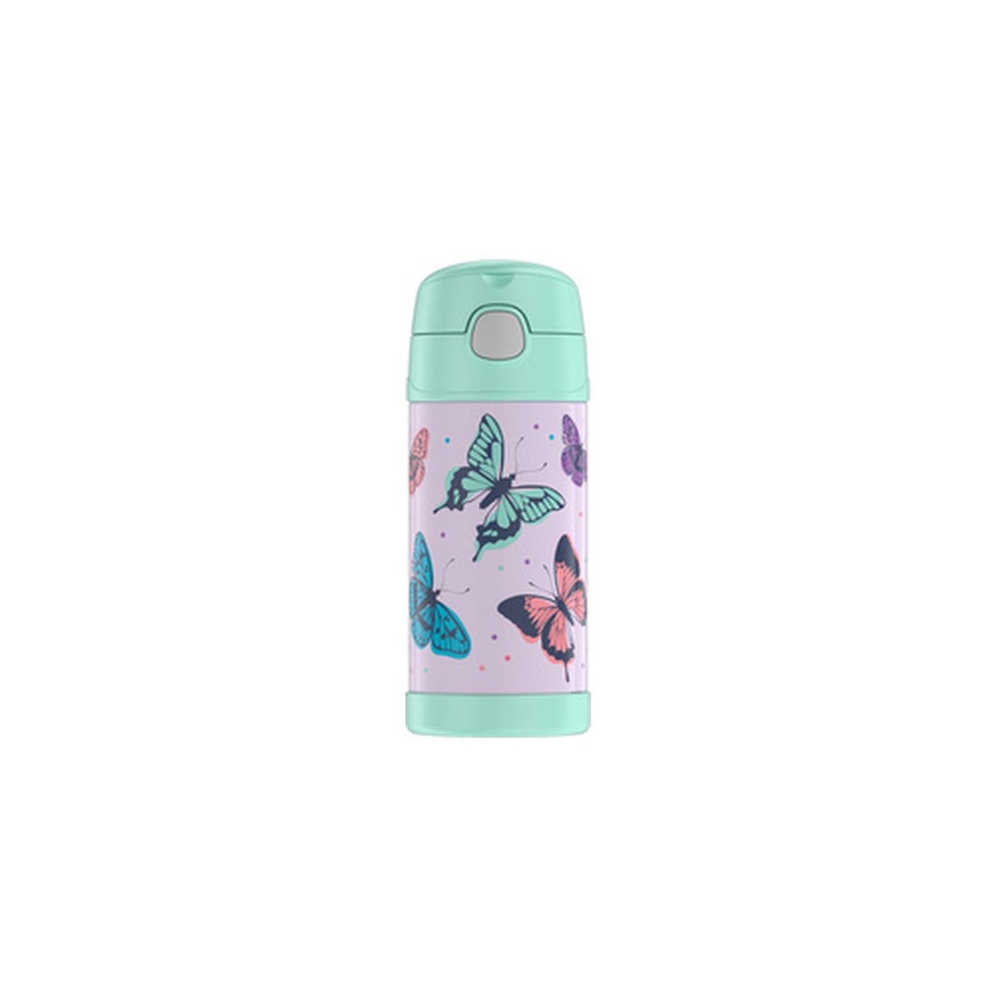 THERMOS Gourde isotherme FUNTAINER Straw Bottle, papillons