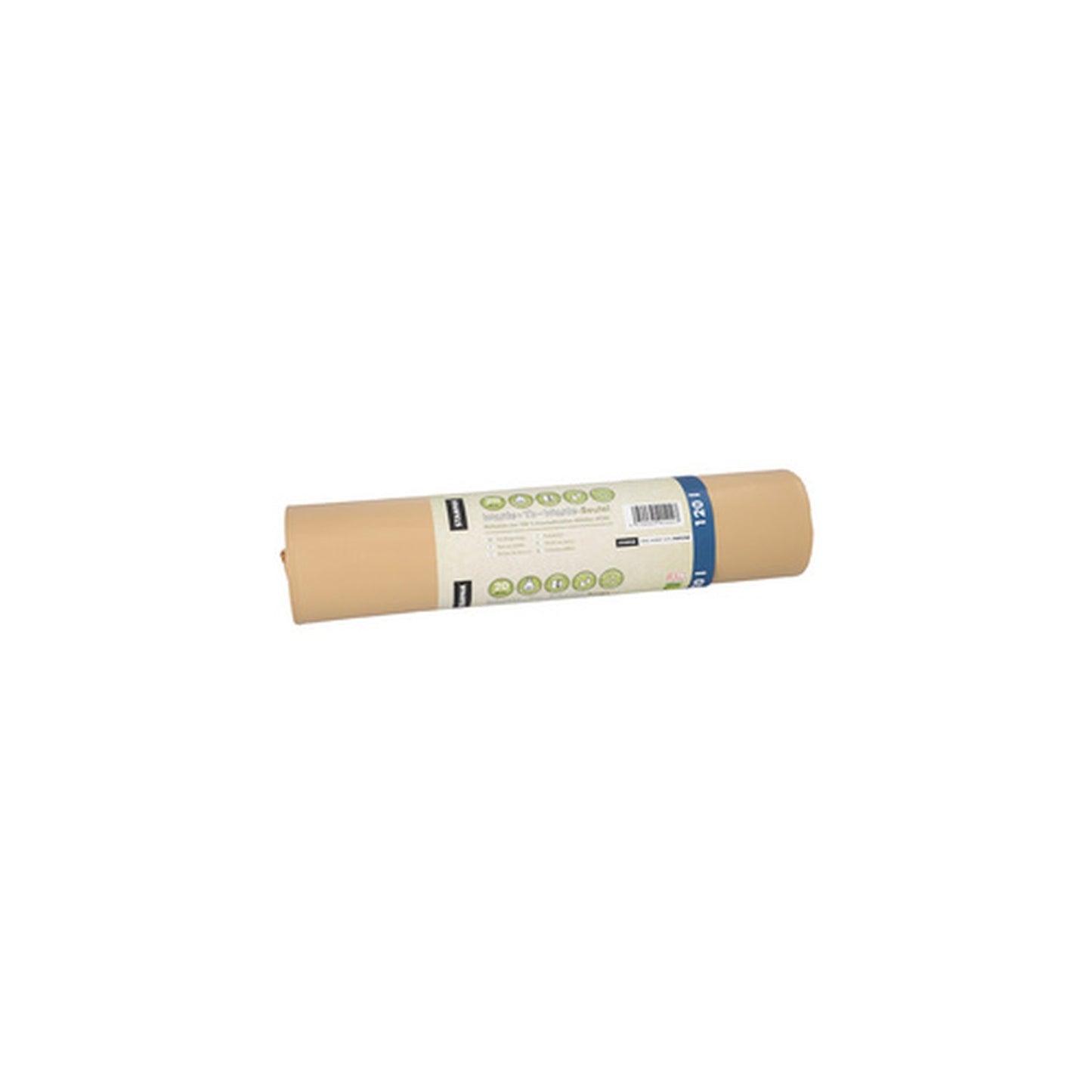 STARPAK Sac poubelle "Waste-to-Waste", 120 litres, marron