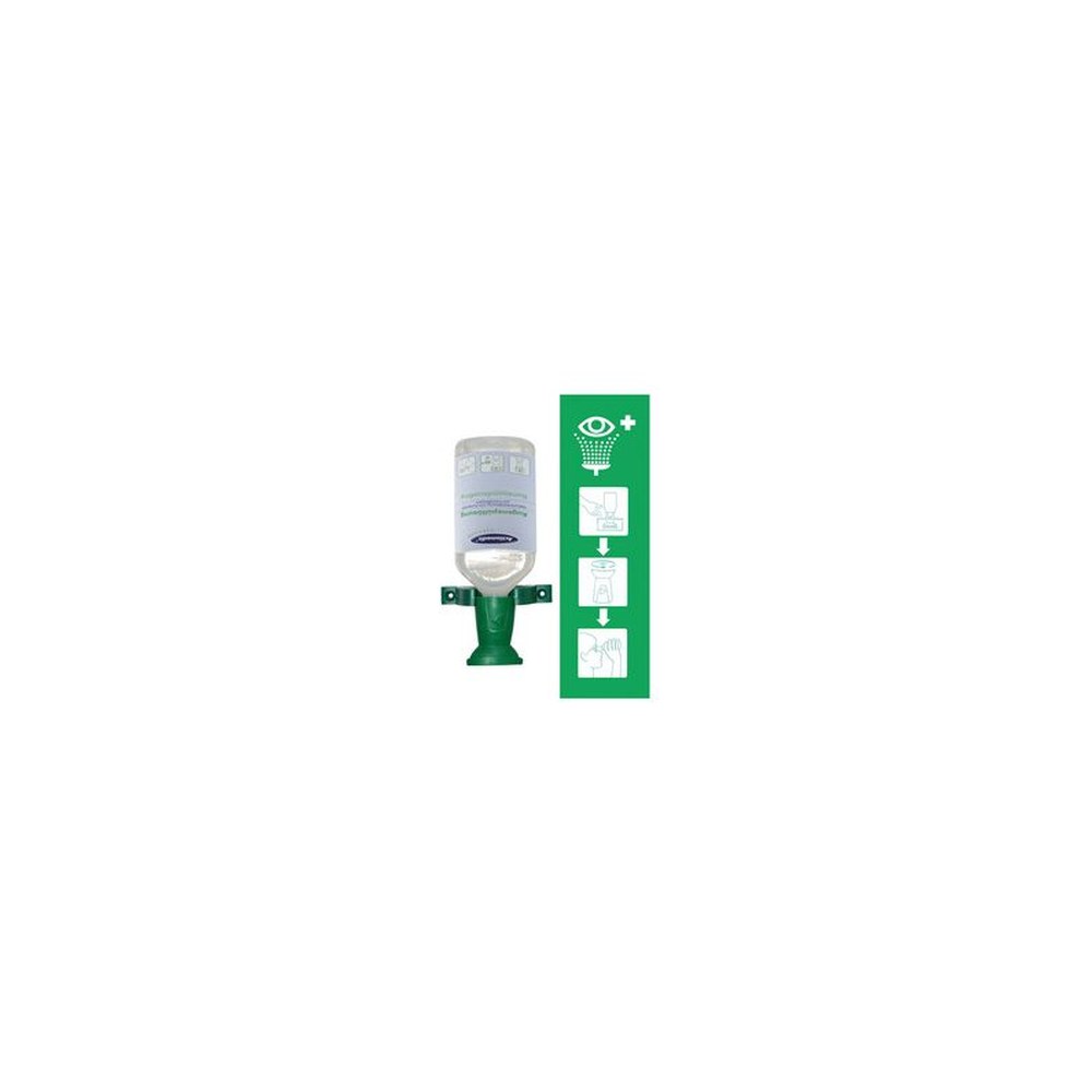 HYGOSTAR Station de lavage oculaire, avec 500 ml de