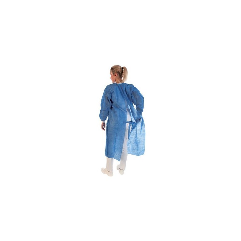 HYGOSTAR Blouse chirurgicale SMS, bleu, L