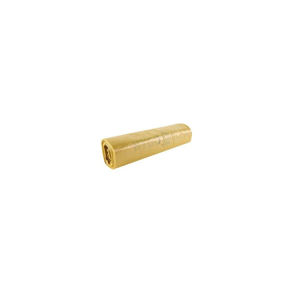 HYGOCLEAN Sac poubelle LDPE Eco, 120 L, 35 microns, jaune x10