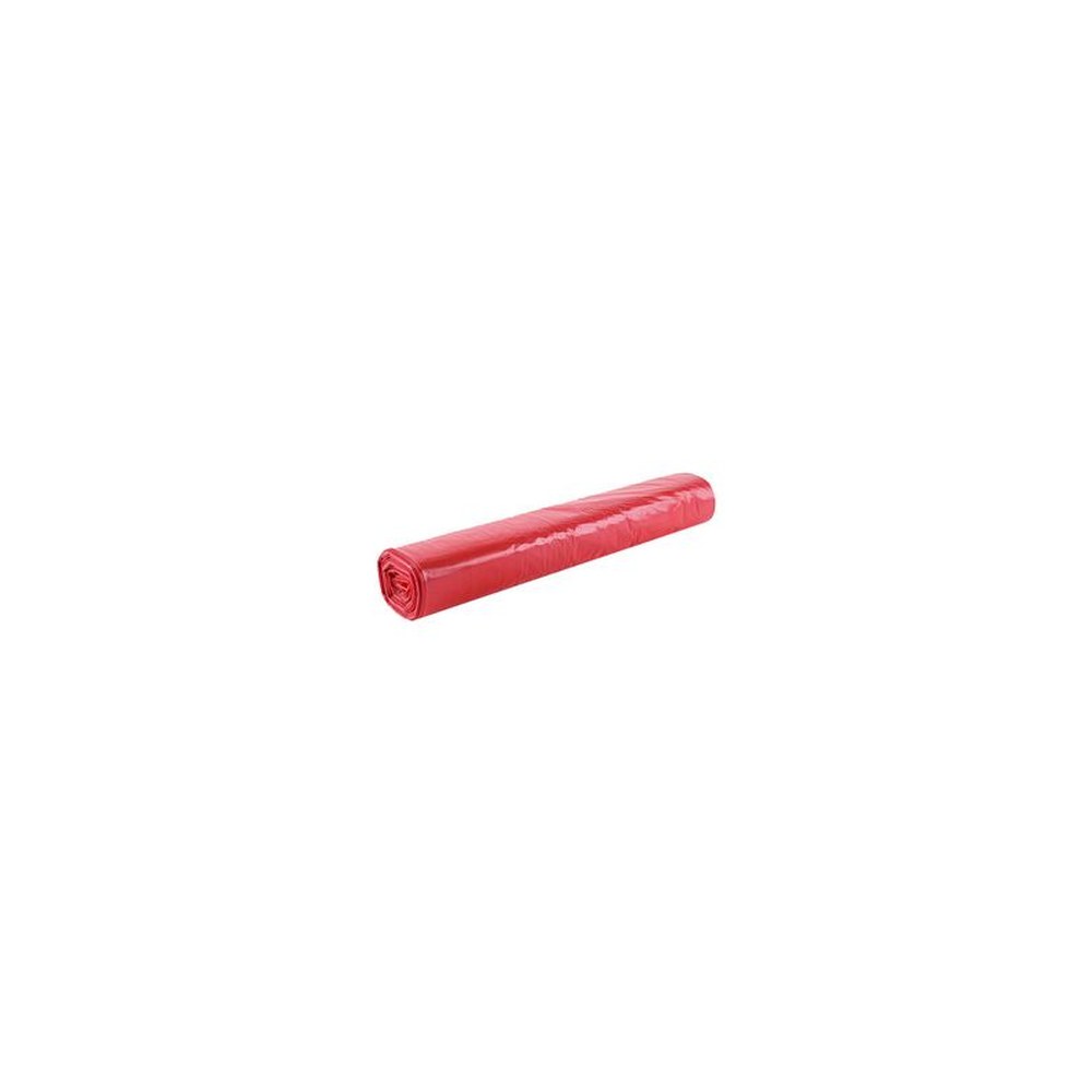HYGOCLEAN Sac poubelle LDPE Eco, 120 L, 35 microns, rouge x10