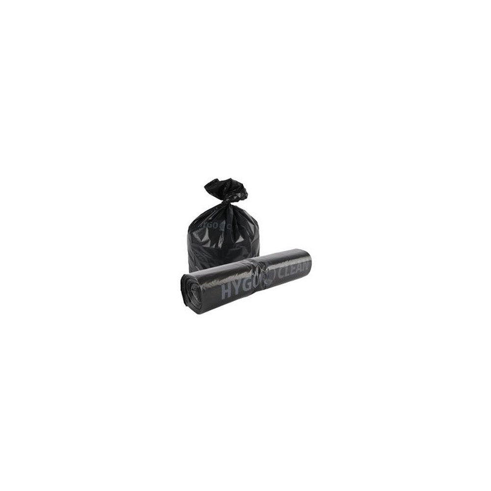 HYGOCLEAN Sac poubelle LDPE Light, 120 L, 40 microns, noir x10