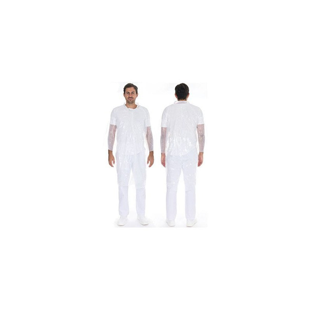 HYGOSTAR Blouse visiteur Light avec poutons pression, blanc