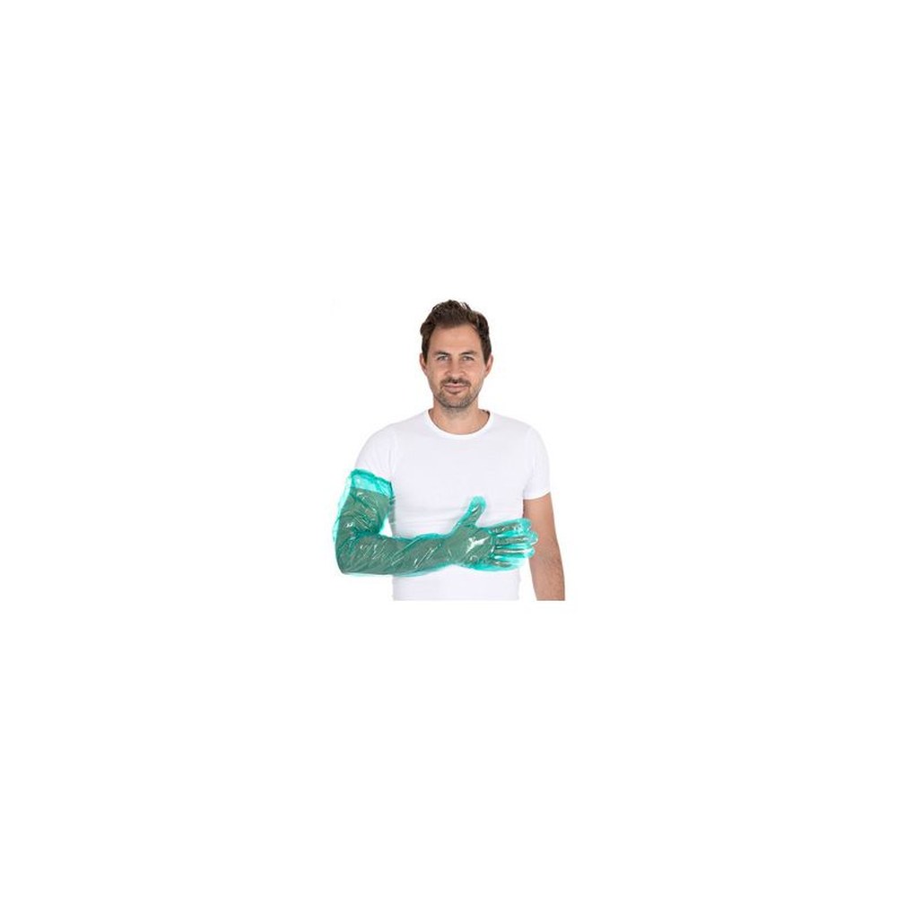 HYGOSTAR Gant LDPE SOFTLINE LONG PLUS, vert