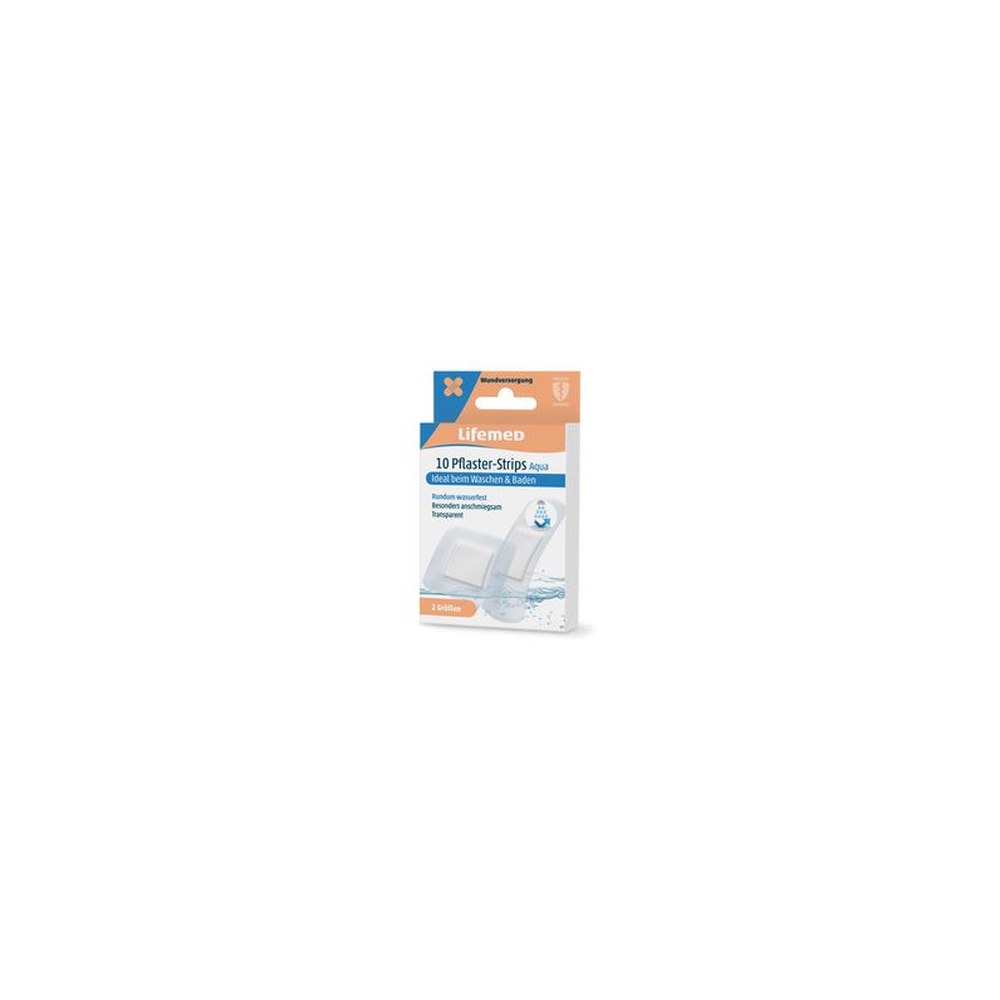 Lifemed Pansements "Aqua", boîte de 10, transparent