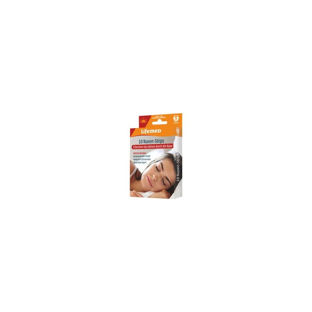 Lifemed Bandelettes nasales, 19 x 66 mm, ton chair