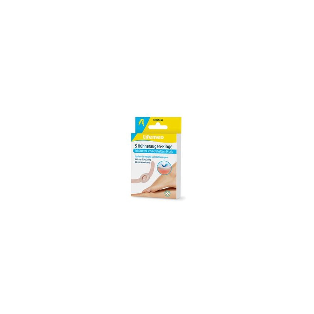 Lifemed Anneaux anti-cors, transparent, paquet de 5