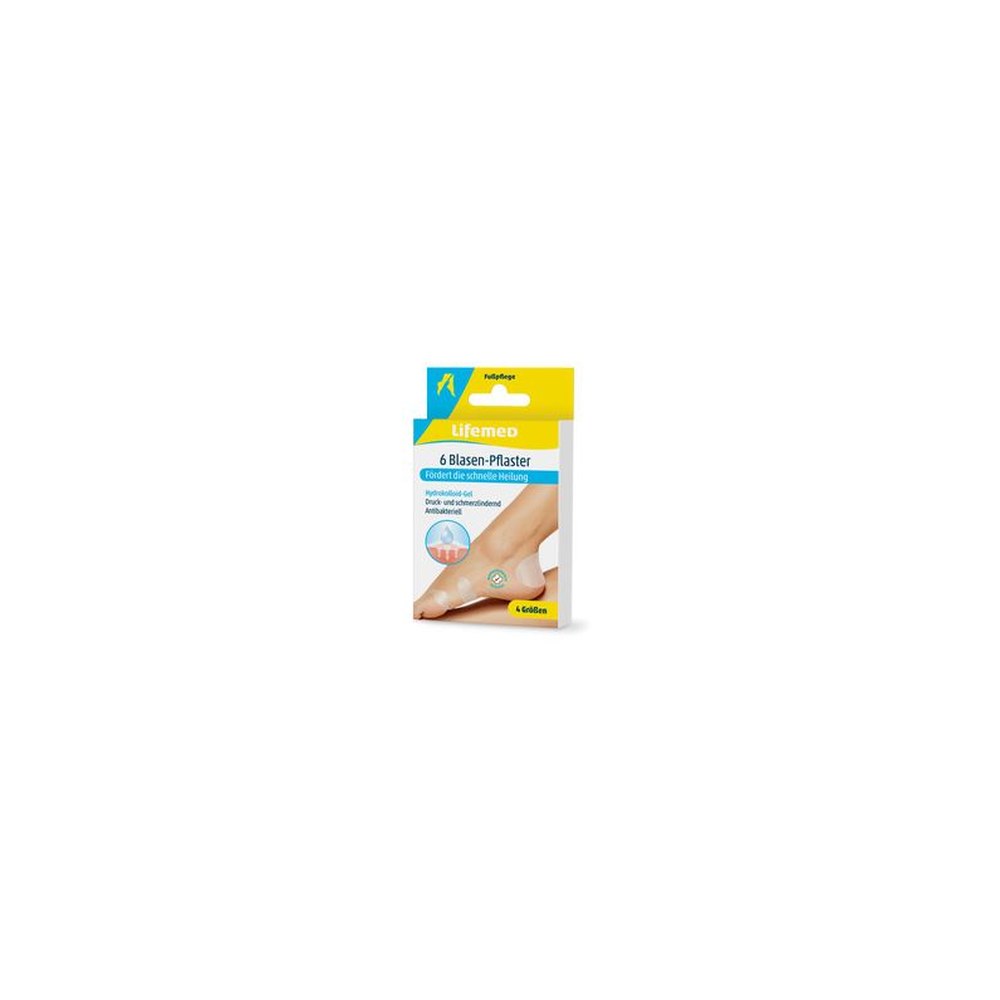 Lifemed Pansement pour ampoules, transparent, paquet de 6