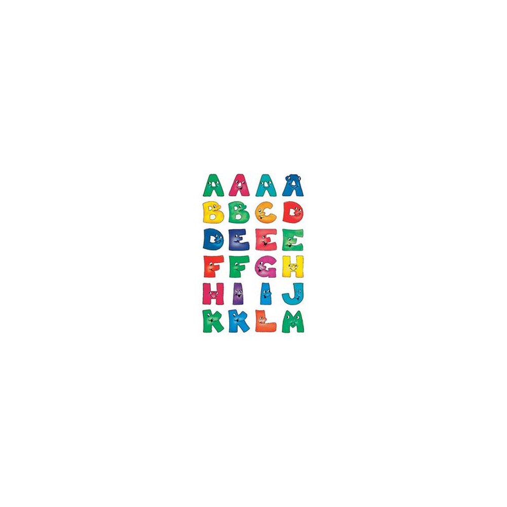 HERMA stickers alphabétique A-Z, en papier, visages amusants