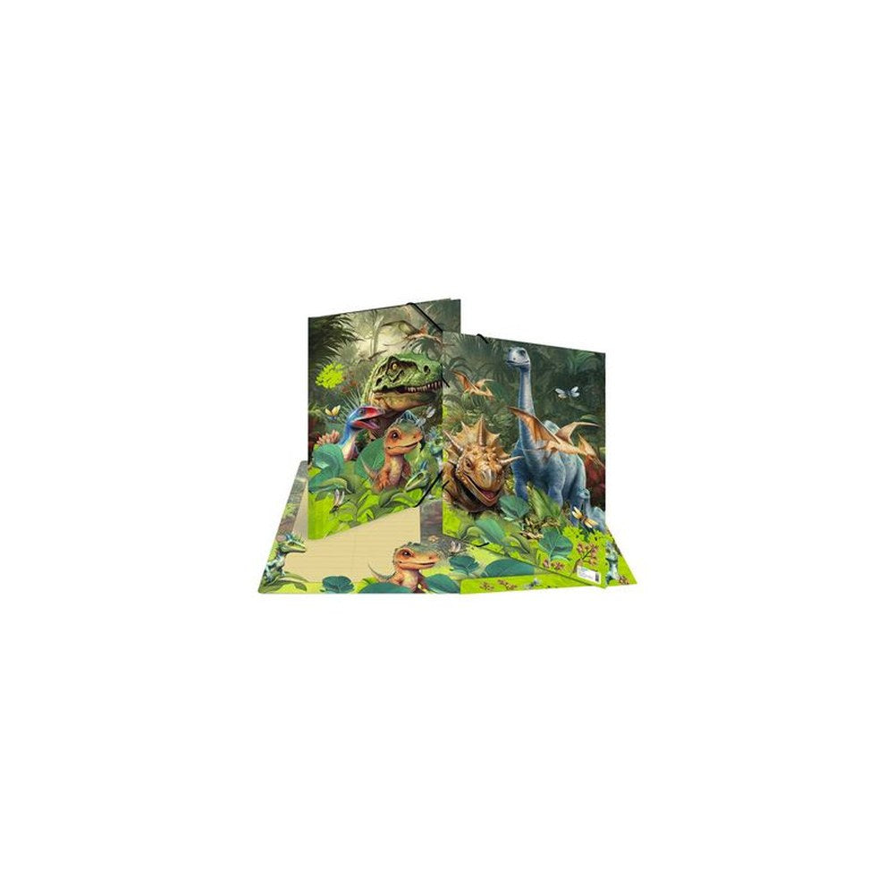 HERMA Chemise à élastique "Dino World", carton, A3