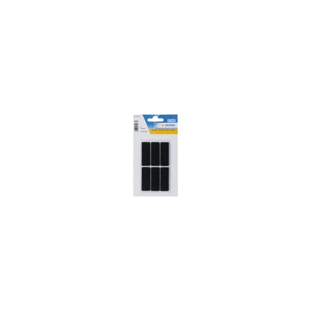 HERMA HOME Patin en feutre, 15 x 45 mm, noir