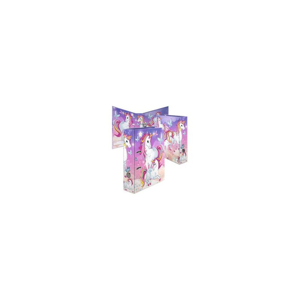 HERMA Classeur à motif "Licorne", A4, margeur du dos: 70 mm