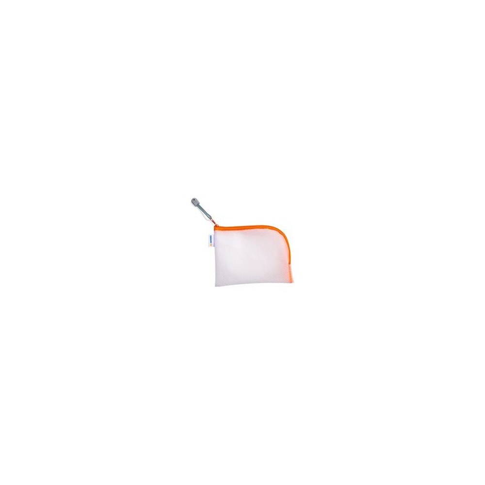HERMA Pochette à fermeture à zip "Mesh Bags", A7, orange