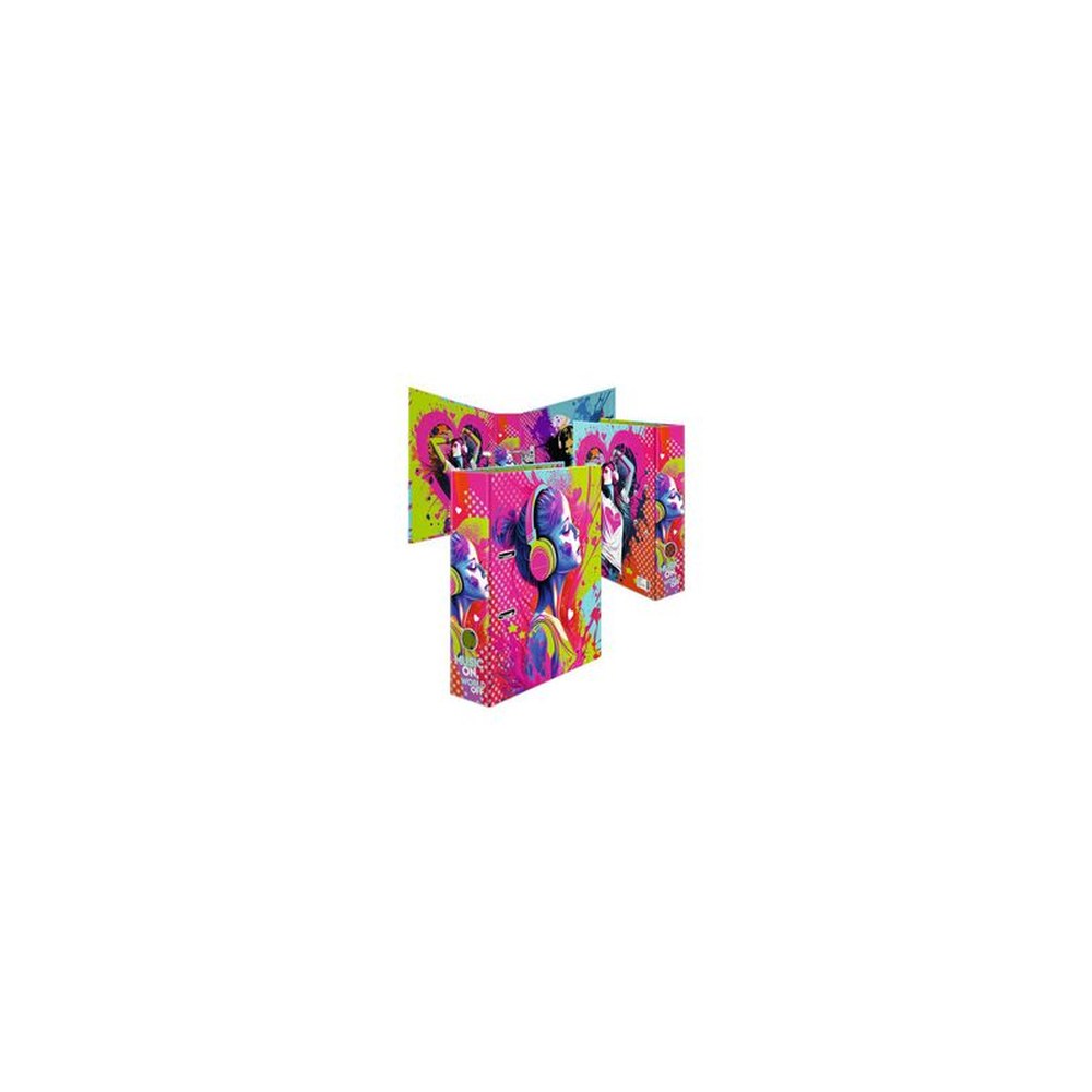 HERMA Classeur à motifs "Music Girl", A4, 70 m