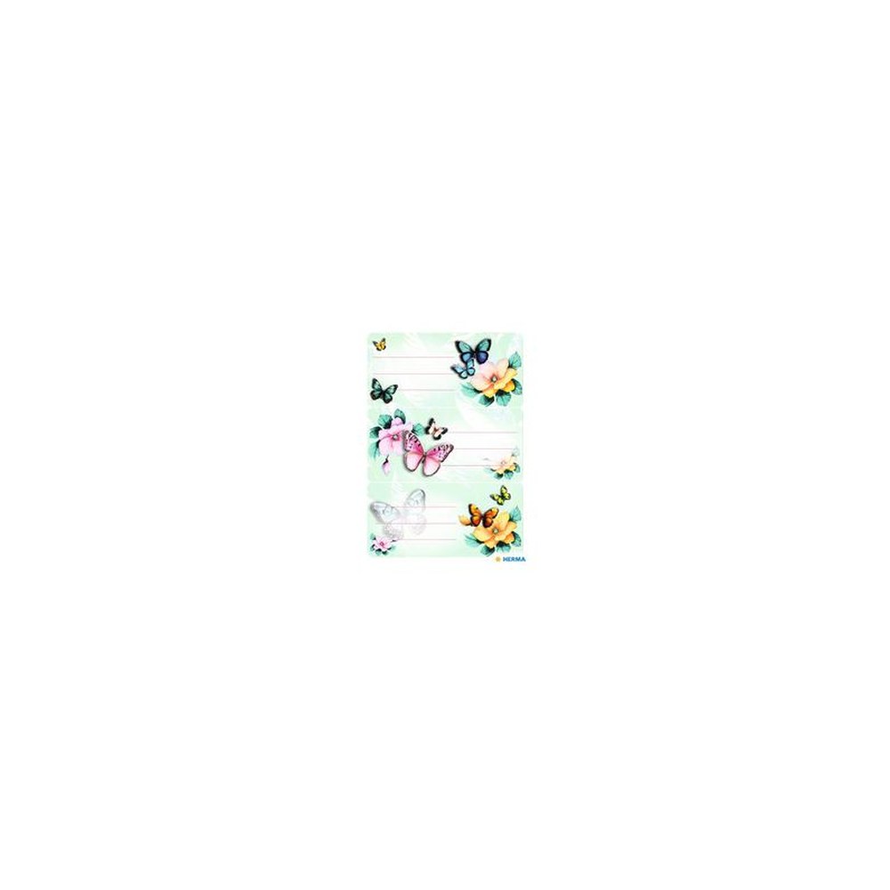 HERMA Étiquettes pour livres VARIO "Papillons", 76 x 35 mm