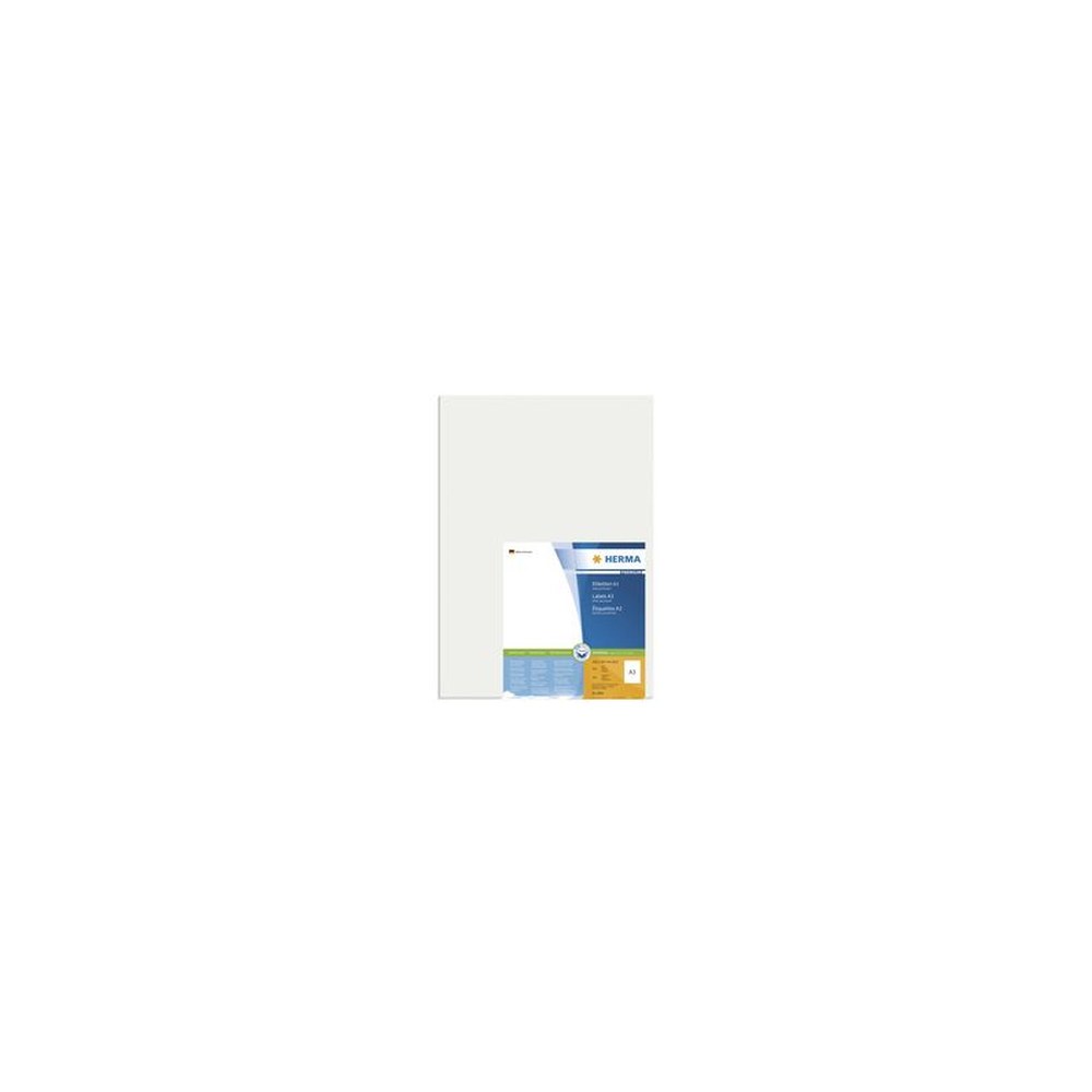 HERMA Étiquette universelle PREMIUM, 297 x 420 mm, blanc