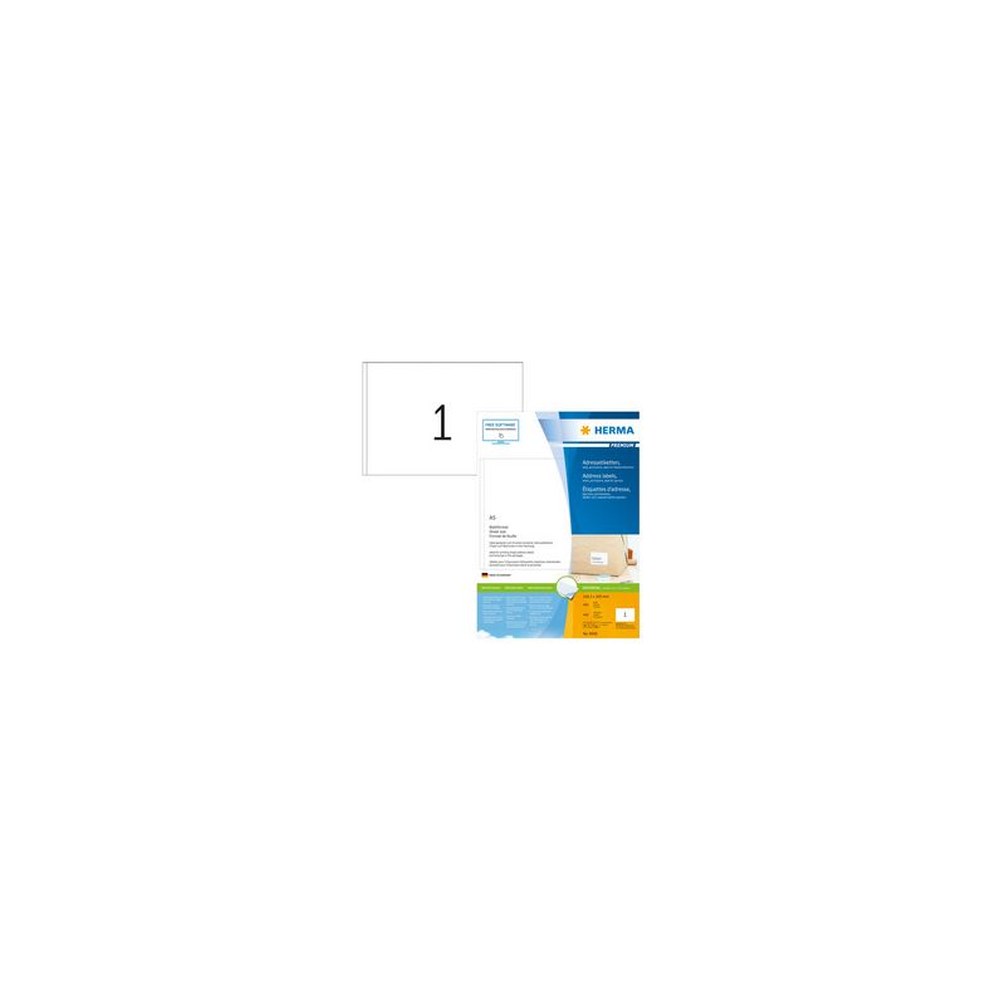 HERMA Étiquette universelle PREMIUM, 148,5 x 205 mm, blanc