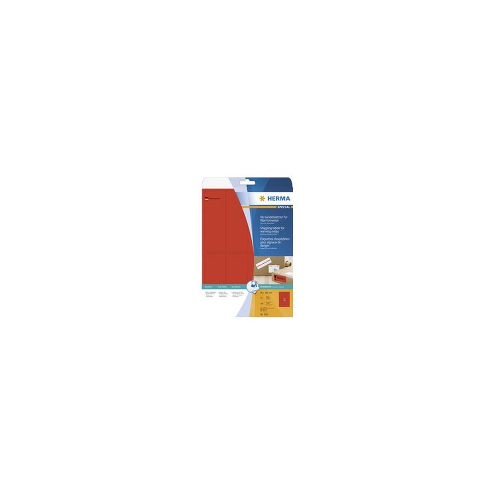 HERMA Etiquette d'expédition SPECIAL, 50 x 142 mm, blanc