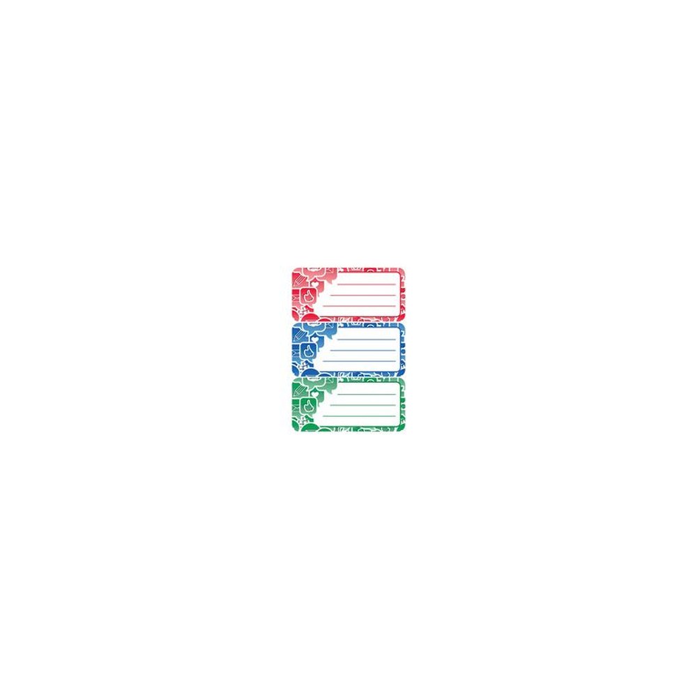 HERMA Etiquettes pour livres "Social Icons", 76 x 35 mm