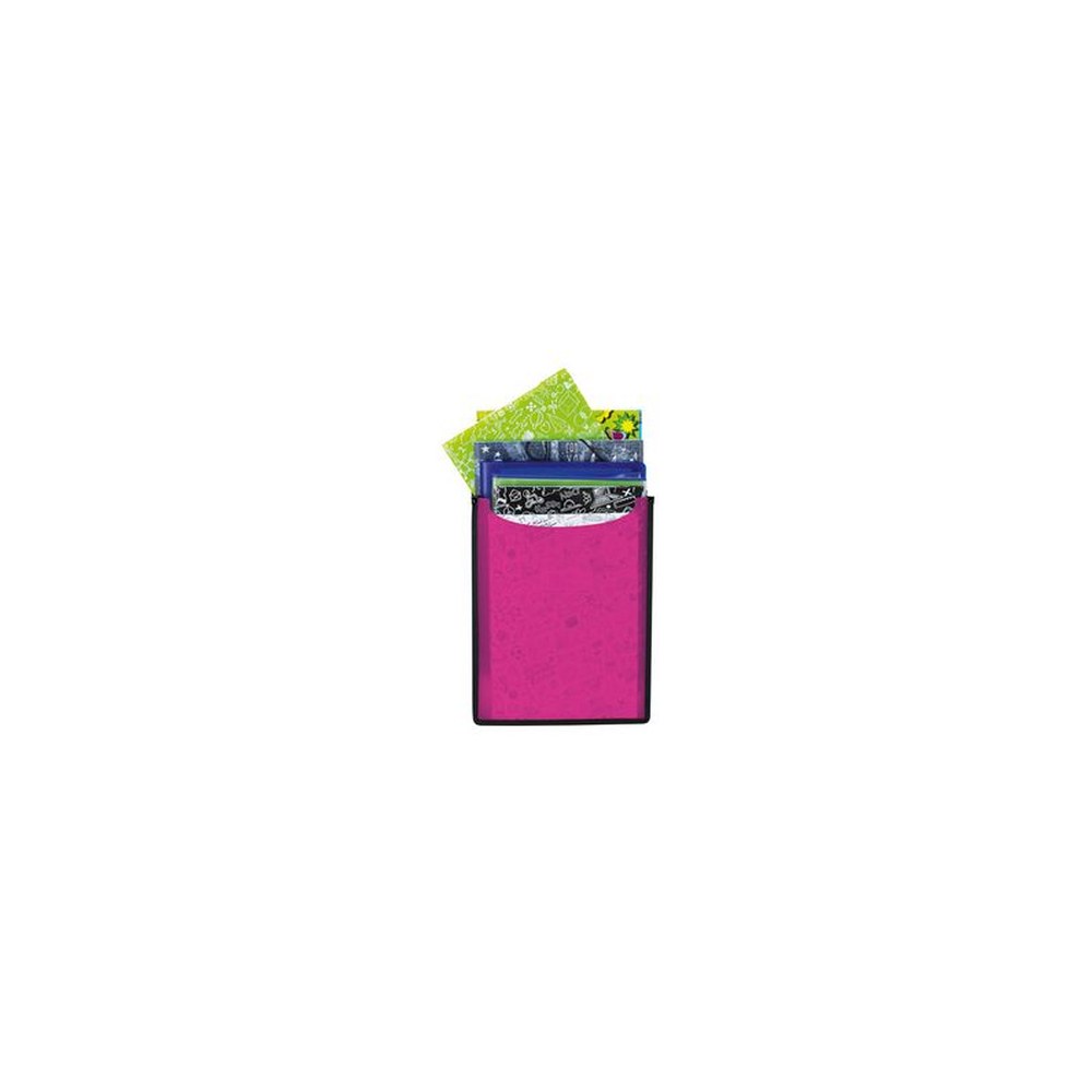 HERMA Boîte scolaire "Flexi", fuchsia translucide