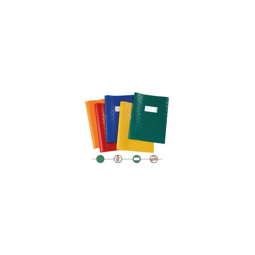 HERMA Protège-cahier Bast, format A4, en PP, set de 10