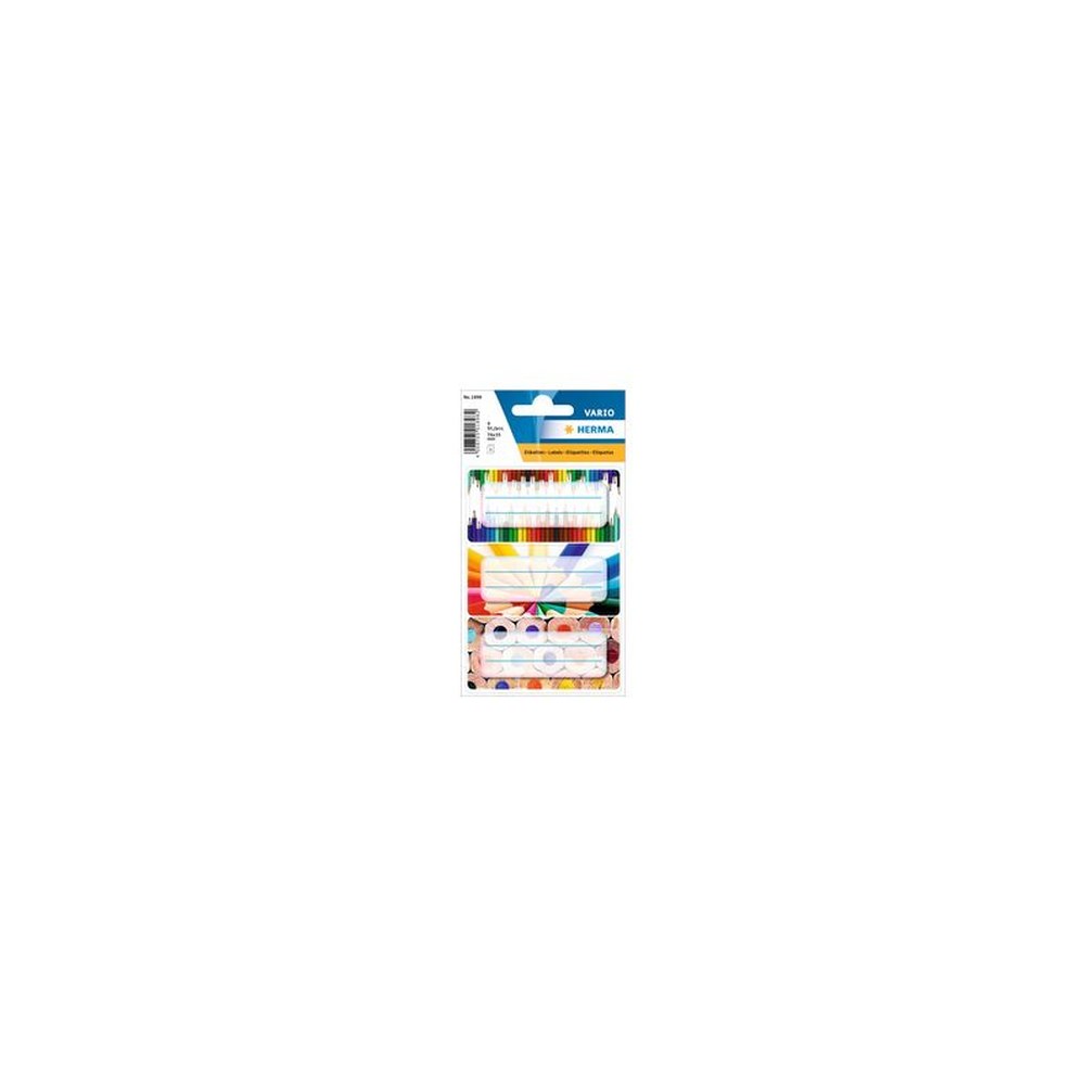 HERMA Étiquette pour livres VARIO "Crayons", 76 x 35 mm