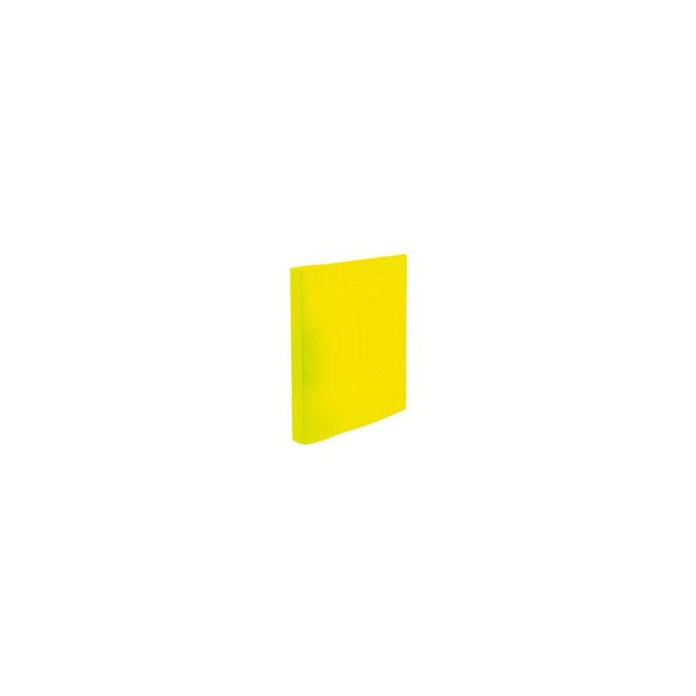 HERMA Classeur à anneaux, A4, 2 anneaux, jaune fluo