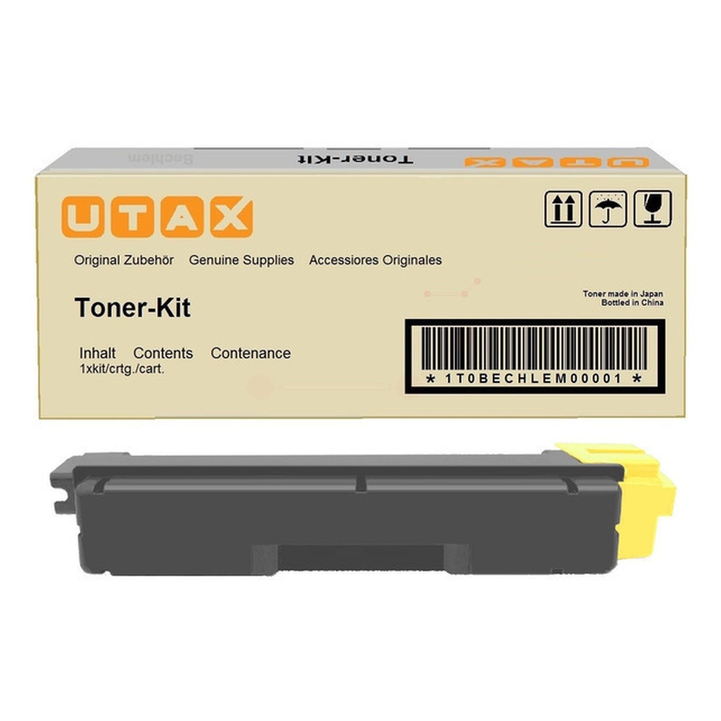 Toner d'origine Utax 652611016 - jaune