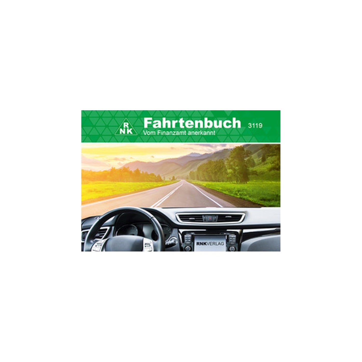 RNK Verlag Fahrtenbuch PKW, DIN A6 quer, 32 Blatt