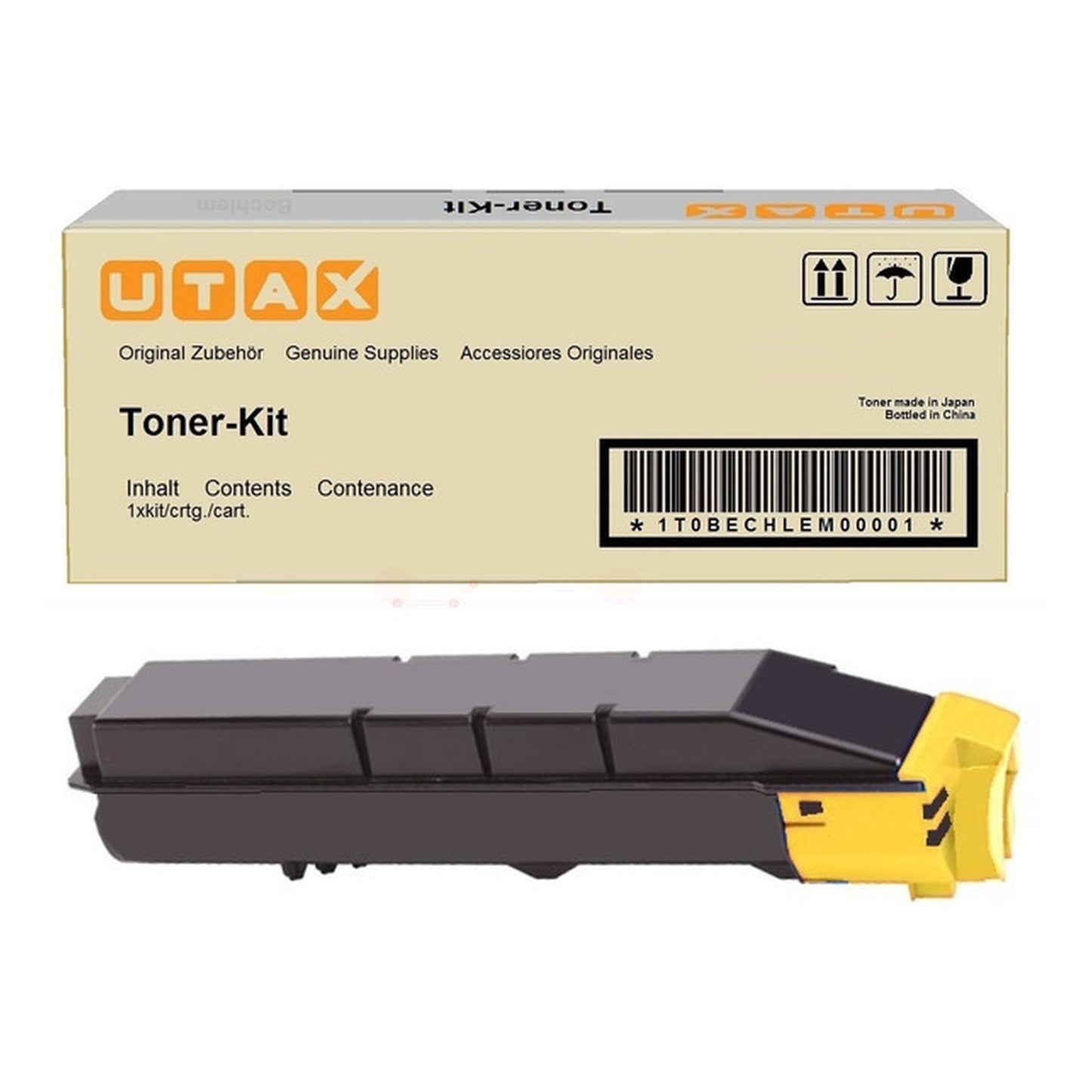 Toner d'origine Utax 654510016 - jaune