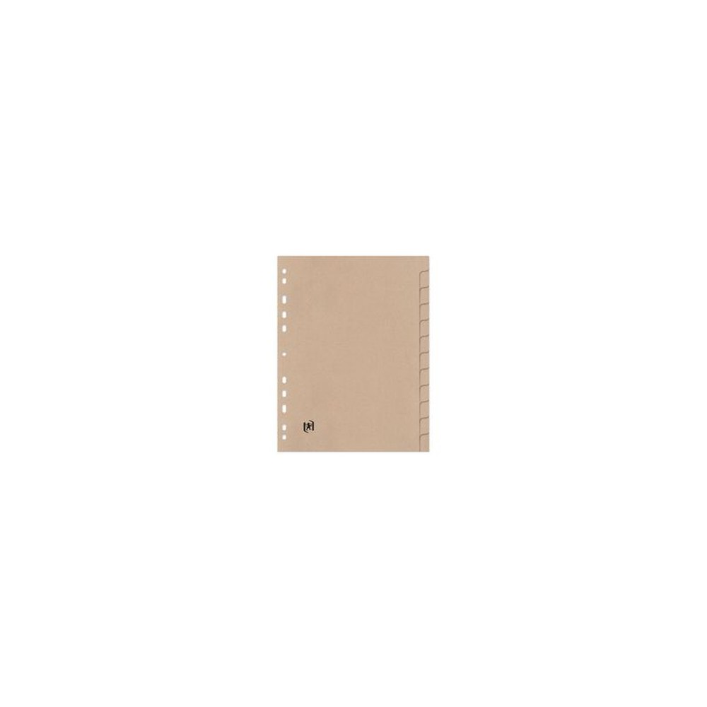 Oxford Intercalaires Touareg, uni, 12 touches, format A4