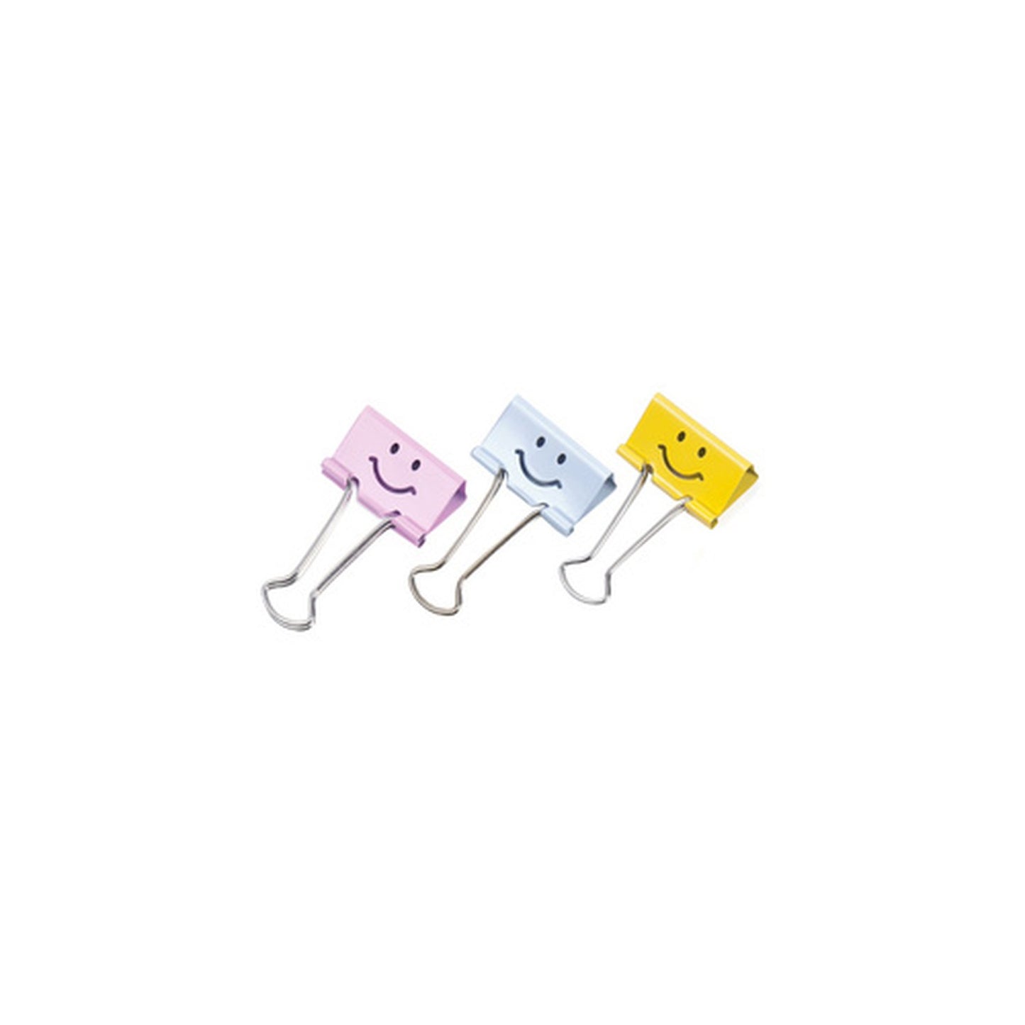 RAPESCO Pince double clip, (L)19 mm, Smile, bleu clair