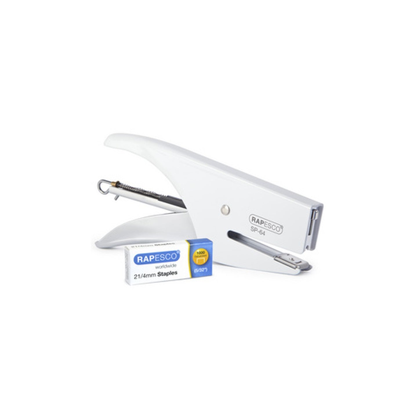 RAPESCO Pince agrafeuse SP-64 (6/4 & 21/4 mm) chrome/blanc