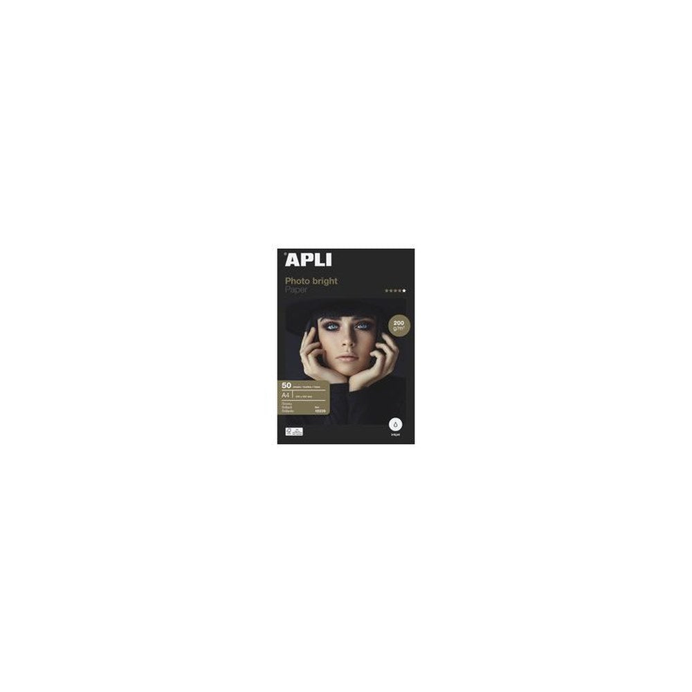 APLI Papier photo bright, A4, 200 g/m2, brillant