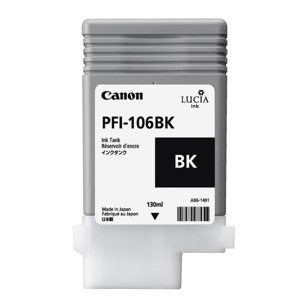 Cartouche d'origine Canon 6621B001 / PFI-106 BK - noire