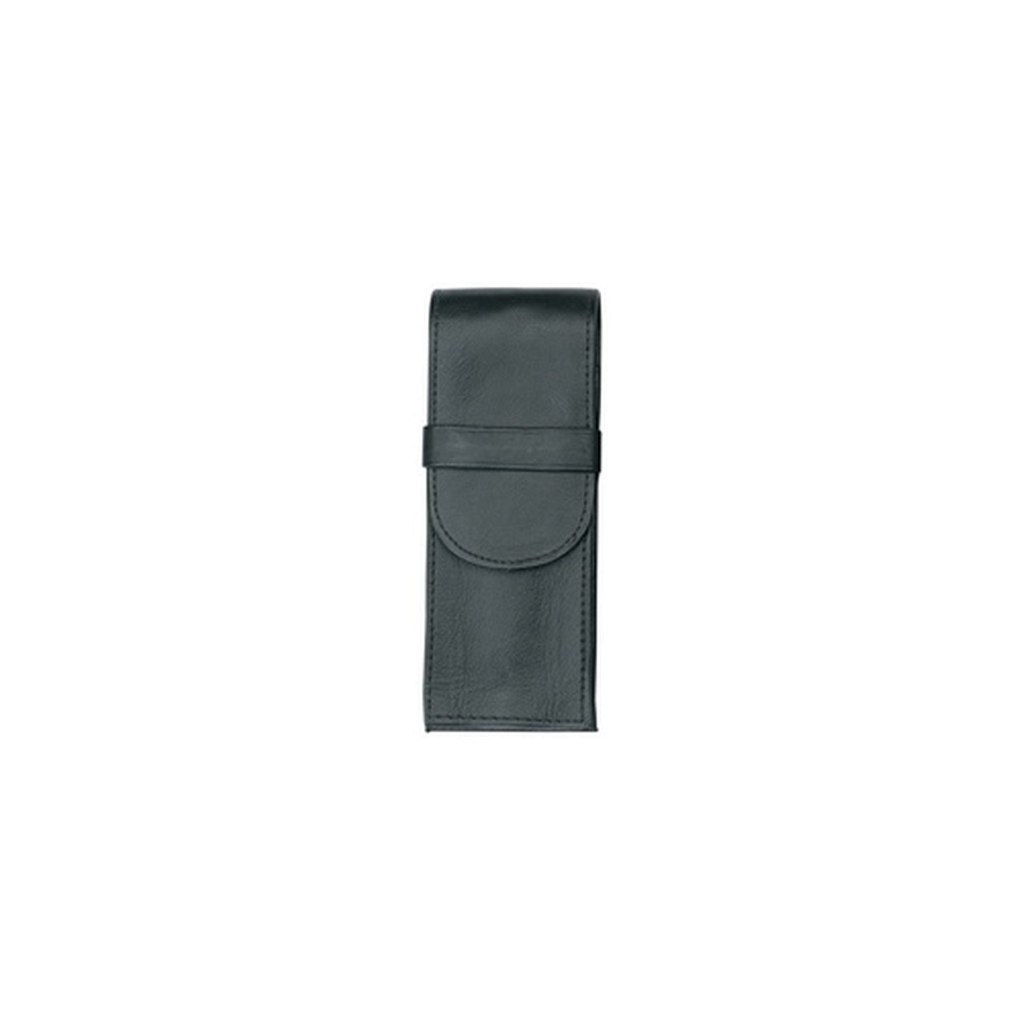 Alassio Etui pour stylo, pour 3 stylos, noir, cuir véritable