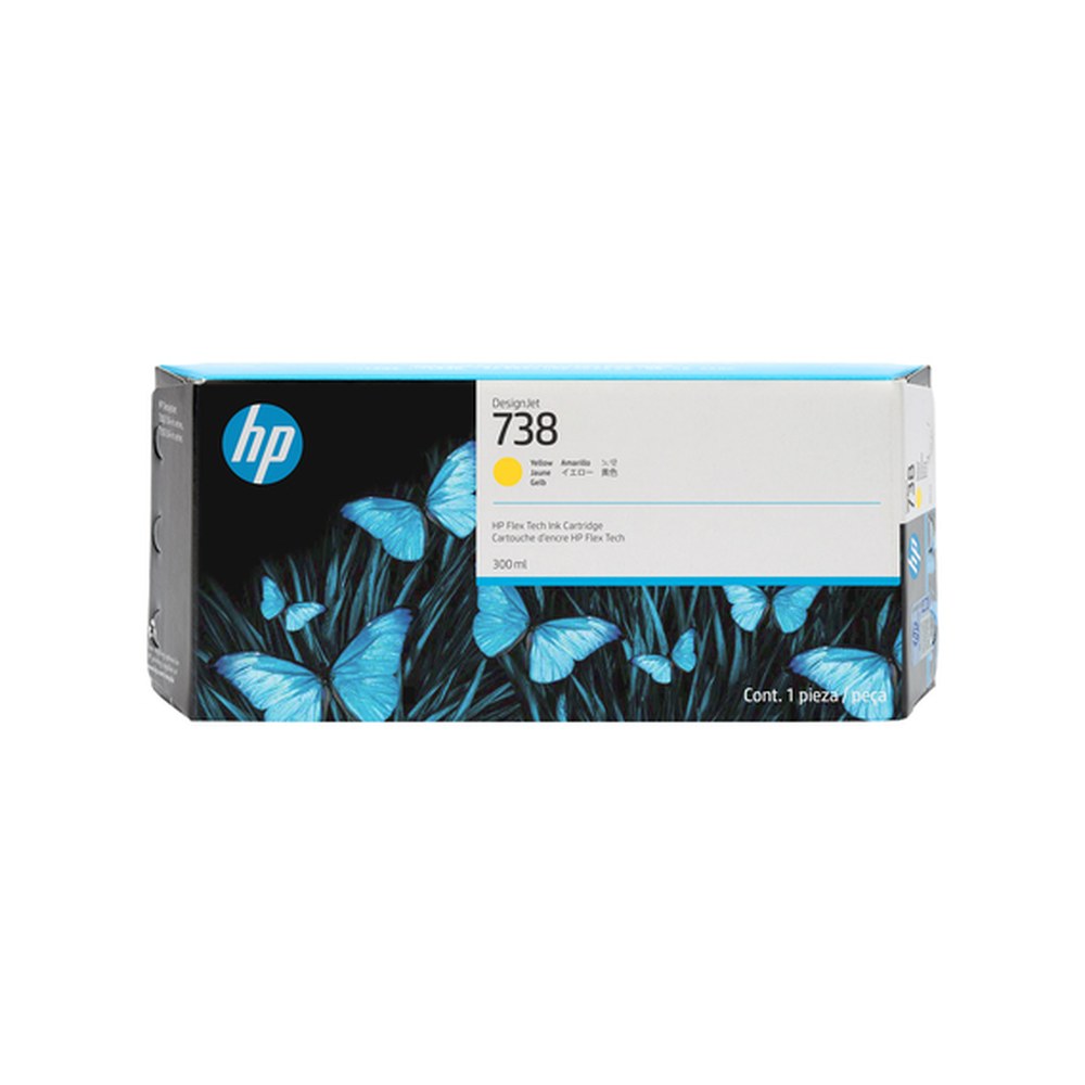 Cartouche d'origine HP 676M8A / 738 - jaune