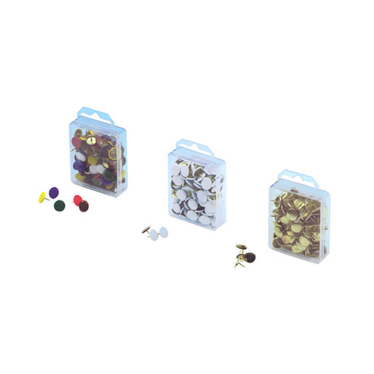 WEDO Punaises, revêtement en pastique, multicolore